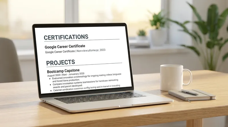 How to List Bootcamps & Online Certificates on Your Resume in 2026 (With Examples)