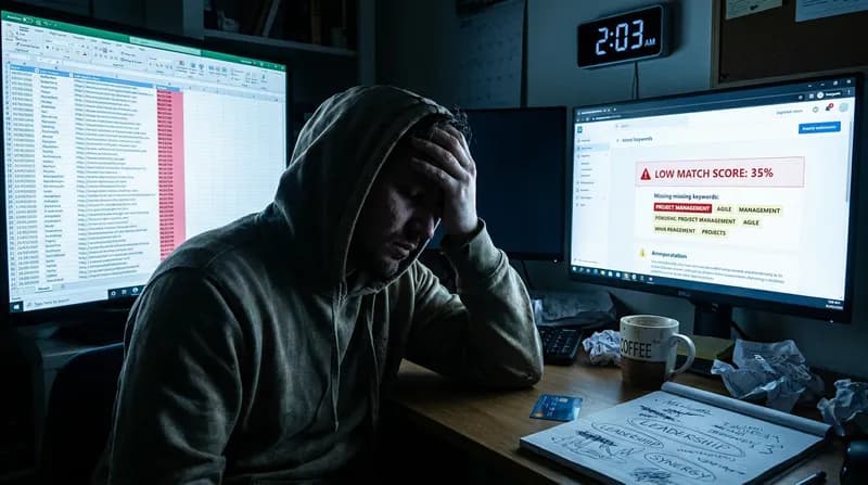 ATS Scanners vs Job Trackers: The $100/Month Trap (And Why You Are Still Rewriting Resumes at Midnight)