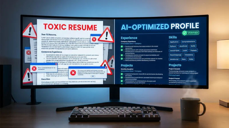 The 'Toxic Resume' Import: Why You Need an AI Resume Rewriter, Not Just Another Legacy Template Builder